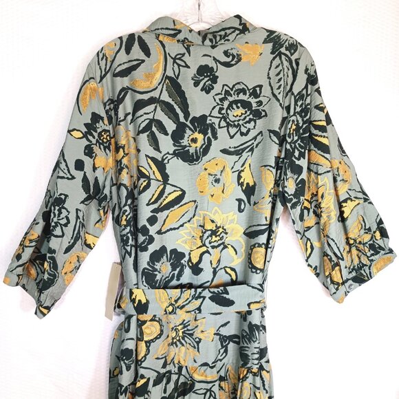 NWT Figueroa & Flower Tiered Peasant Boho Maxi Dress w Sash Size XL - Picture 6 of 11